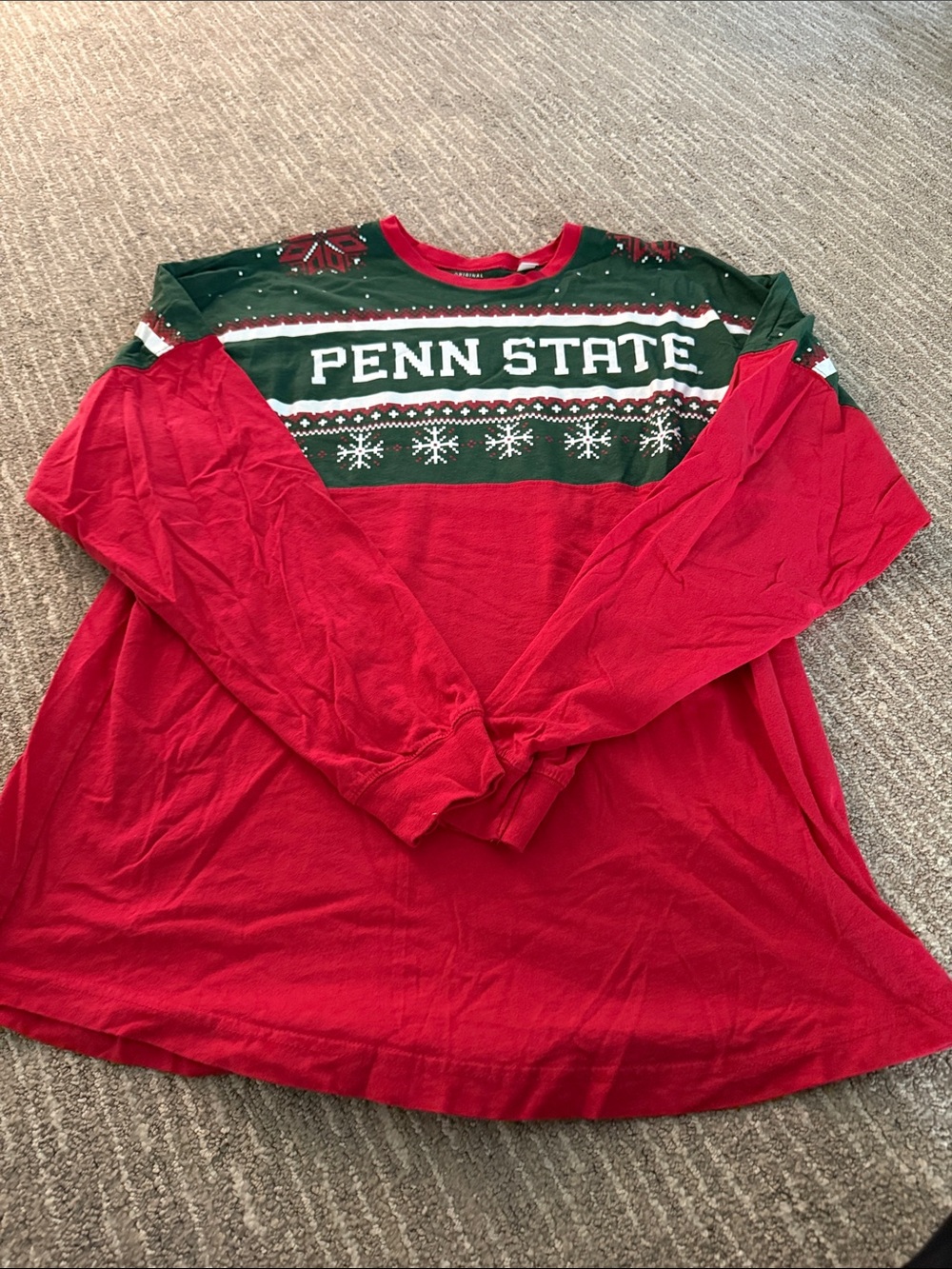 Unisex Penn State holiday shirt